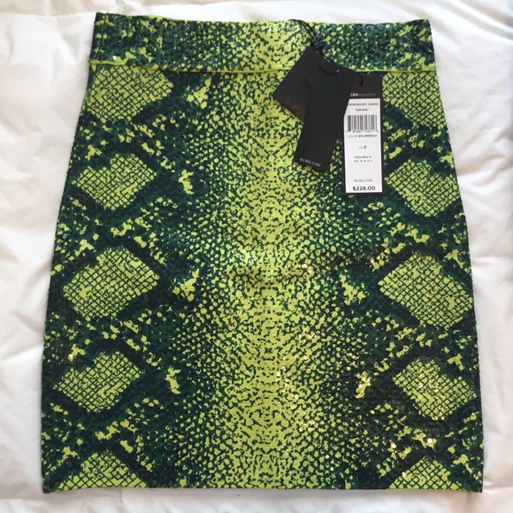 BCBG Max Azria Snake Skin Print Mini Skirt - Picture 8 of 8